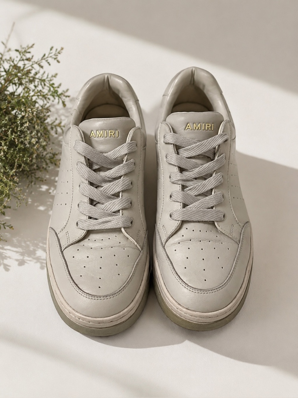 Amiri “Stadium” Men’s Off-White Coloured Sneakers